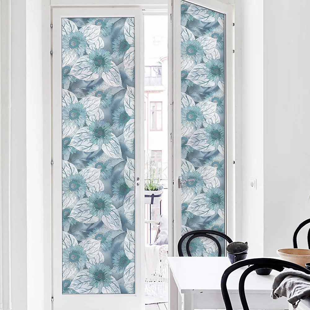 Большой размер витражная плёнка на стекла окна декоративные наклейки гостиная