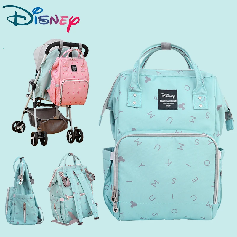 Disney Мода мумия Материнство подгузник мешок Детские Пеленки сумки мешок для прогулочной детской коляски водонепроницаемый детский подгузник рюкзак для беременных