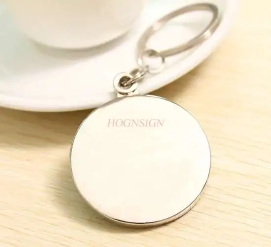 

Creative personality tire compass round mini compass compass keychain pendant