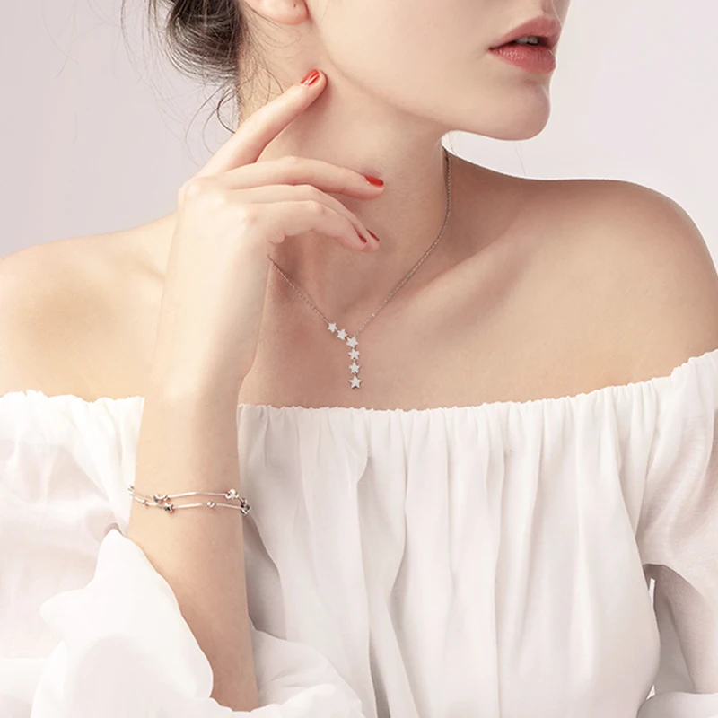 Новое невыцветающее колье из нержавеющей стали золотого и серебряного цвета