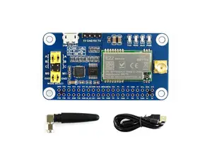 Шляпа LoRa Waveshare SX1262 для Raspberry Pi, широкополосная модуляция спектра, частотный диапазон 868 МГц
