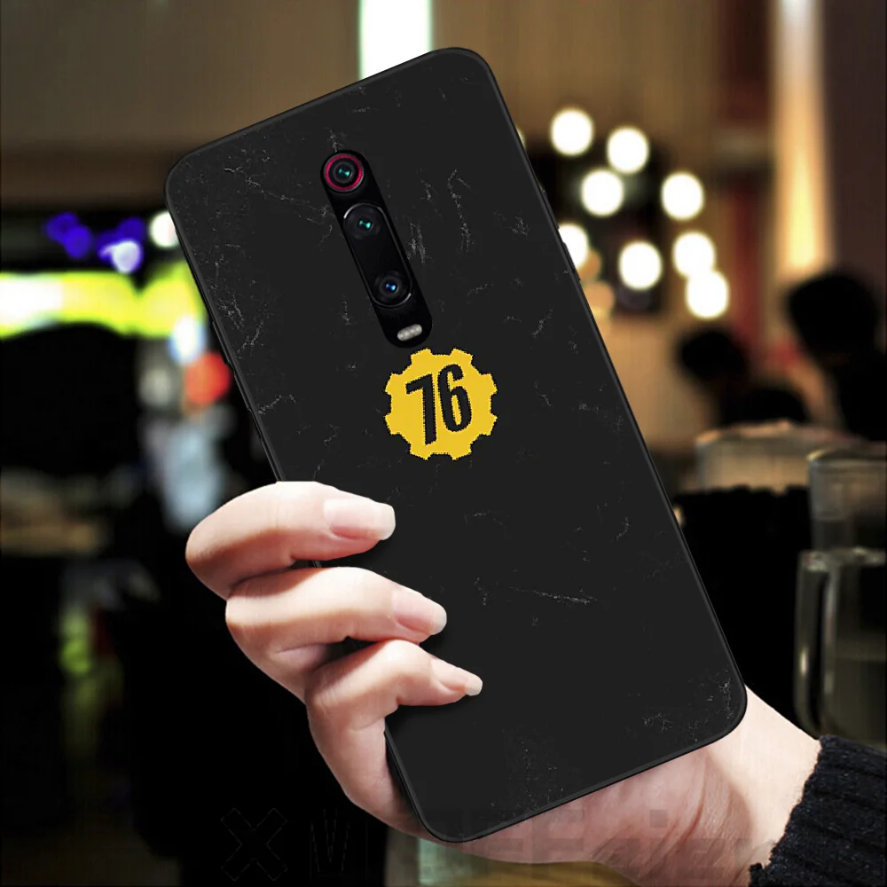 Fallout 76 сделай сам черная мягкий чехол для телефона из ТПУ Redmi S2 5A чехлы айфонов 5