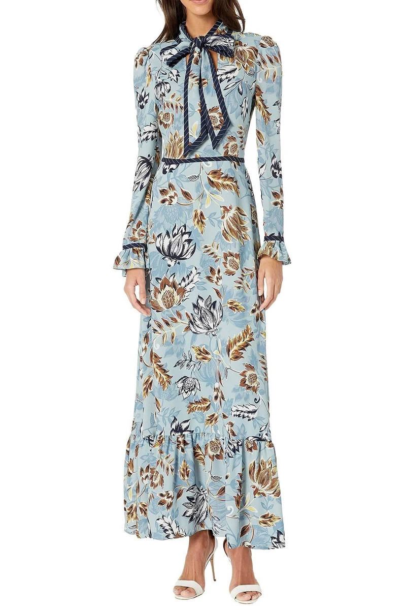 

Lightly Cooked French Retro Dress, Elegant and Intellectual Temperament, Floral Skirt, European and American Laces Dress