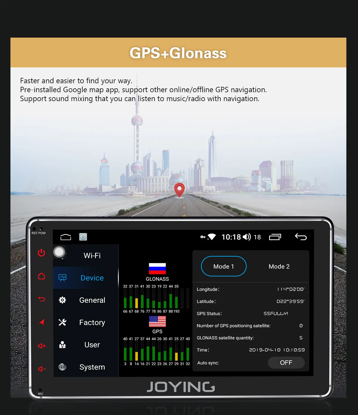 " Android 8,1 Автомагнитола стерео одиночный din 1024*600 четырехъядерный головное устройство зеркало BT SWC wifi FM Мультимедиа без DVD музыкальный плеер