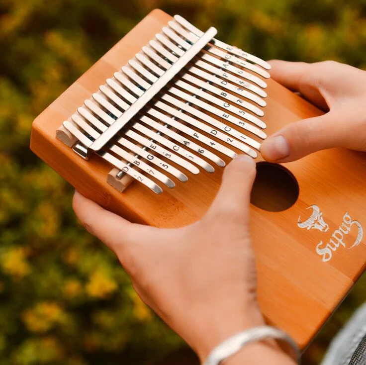 17 клавиатура калимба Блоха пианино палец музыка гроб C песня Mbira Likembe Sanza|Пианино| |