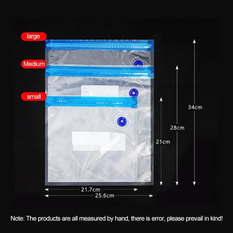 Вакуумный уплотнительный мешок для пищевых продуктов 5 шт. вакуумный пакет