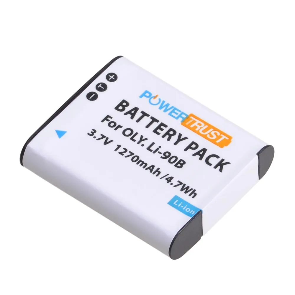 1Battery 2 шт LI-90B LI 90B LI90B LI-92B батарея для камеры Olympus Tough TG-5 tg-трекер SH-1 SH-2 SP-100 IHS Tough TG-1 iHS TG-2 iHS - Цвет: 1Battery