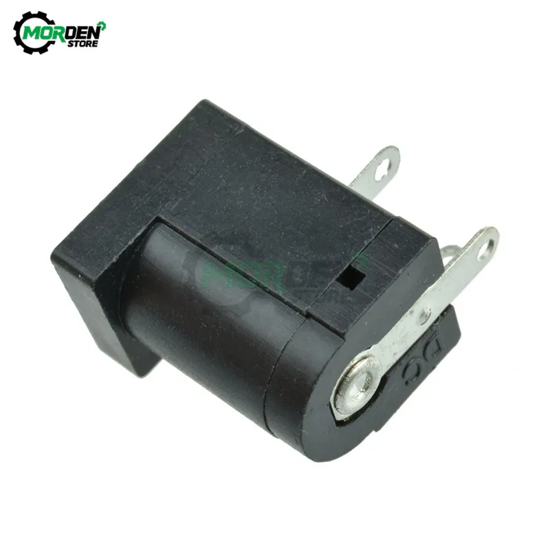 50Pcs 5.5x2.1mm DC Power Socket Connector Supply Barrel-Type Right Angle PCB Mount Terminals Male and Female Plug Jack | Обустройство
