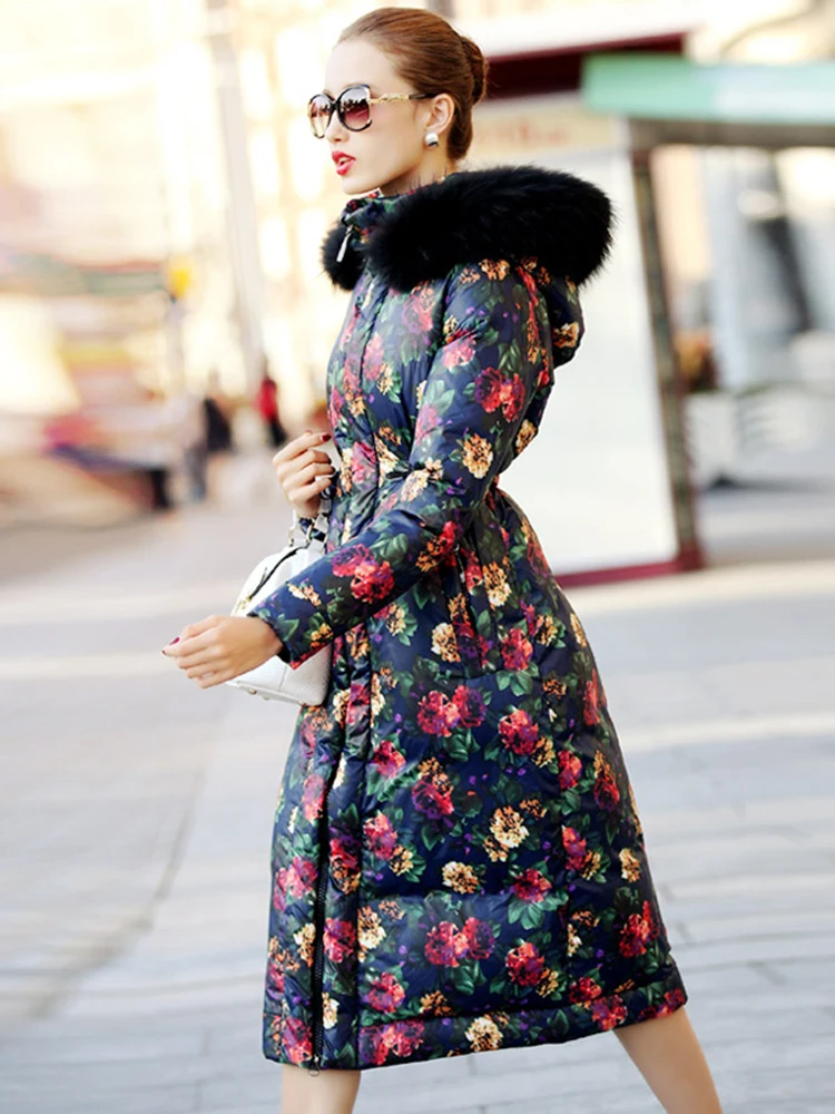 Новинка 2019 зимняя куртка размера плюс женский пуховик утолщенный натуральный