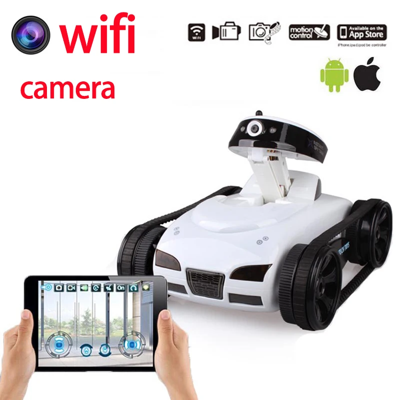 Радиоуправляемый автомобиль с Wi-Fi камерой ios Android мини-телефон детский подарок