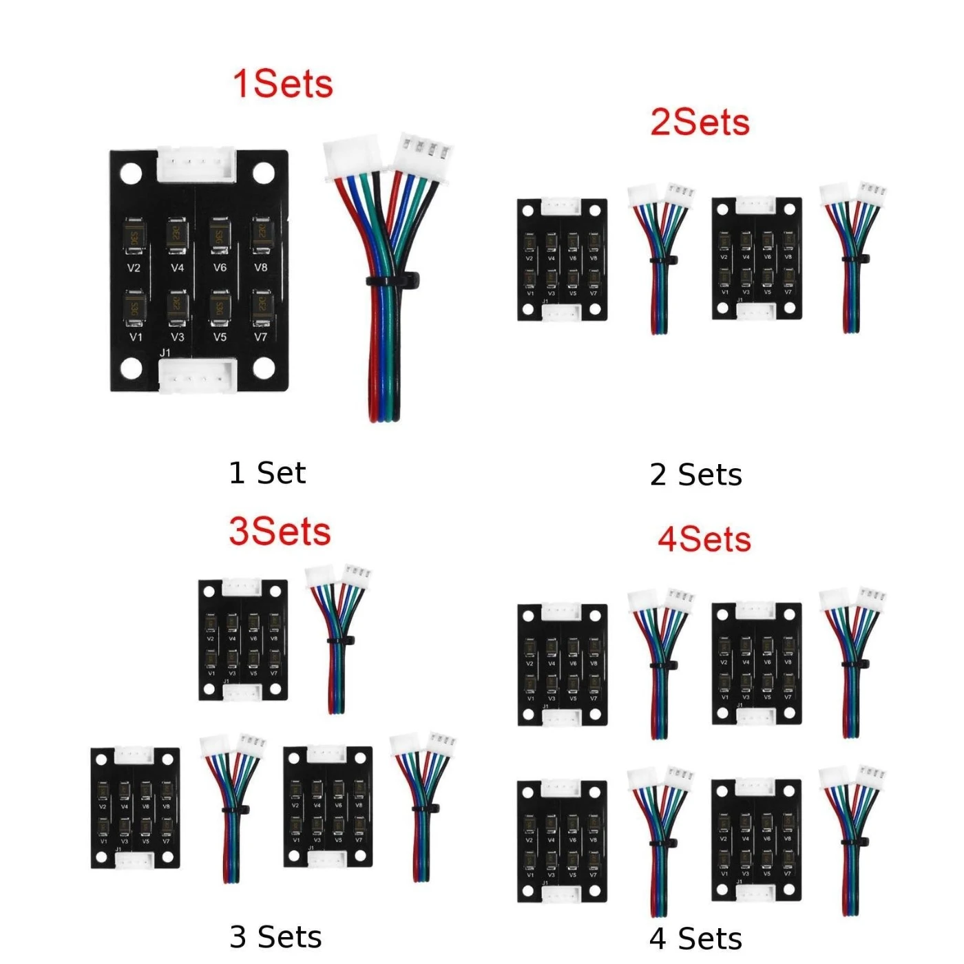 

1/2/3/4 Sets Add-on Module Tl Smoother V1.0 For 3D Pinter Parts Stepper Driver For MK8 I3 Ender 3 Pro