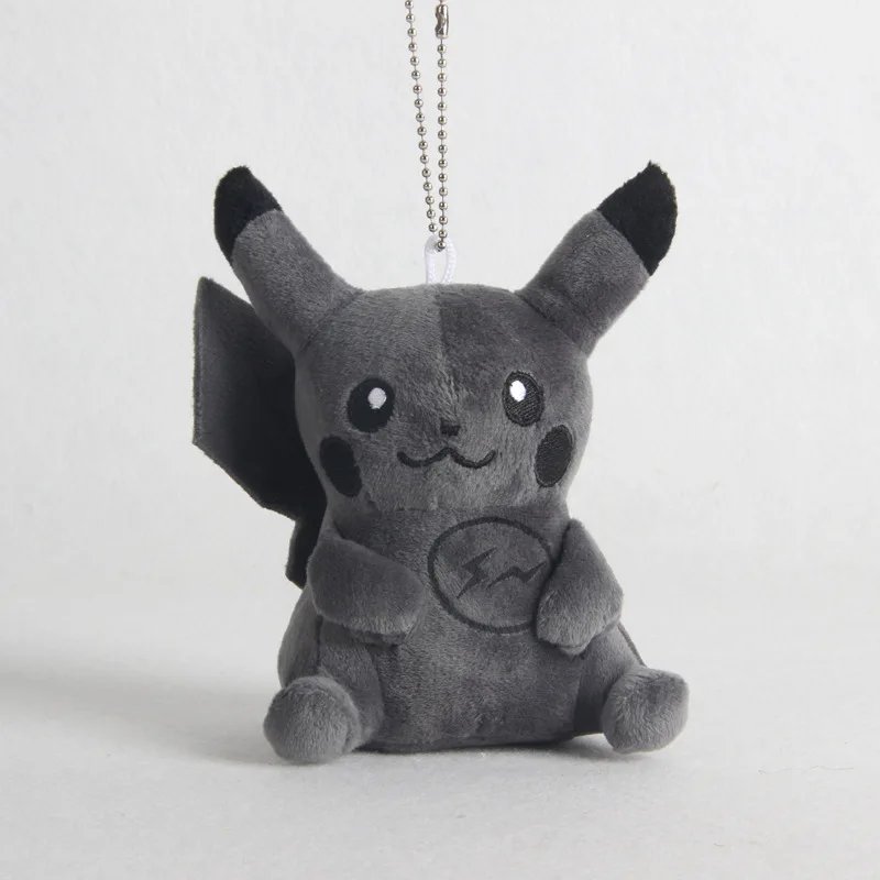 10 см Takara Tomy Pokemon Pikachu Eevee плюшевые игрушки Jigglypuff Charmander Gengar Bulbasaur плюшевые игрушки для детей - Цвет: heiseshandianpikaqiu