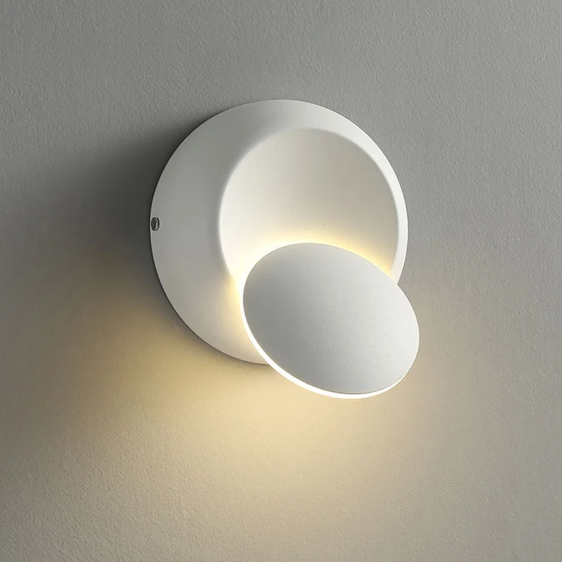 LED Wall Lamp 360 degree rotation adjustable bedside light W