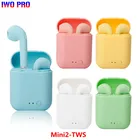 Беспроводные Bluetooth-наушники Mini2, TWS, hi-fi звук, стерео V5.0, спортивные наушники с микрофоном, зарядная коробка, гарнитура для Android IOS