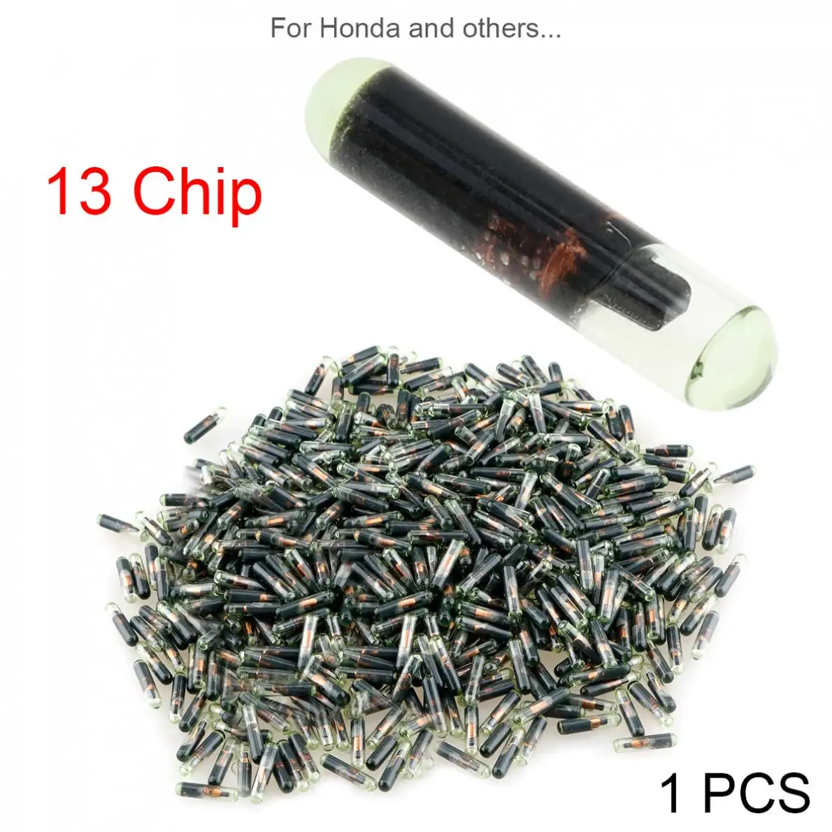 1 шт. ПУСТОЙ ID 13 стеклянный чип приемопередающий ключа автомобиля подходит для Honda