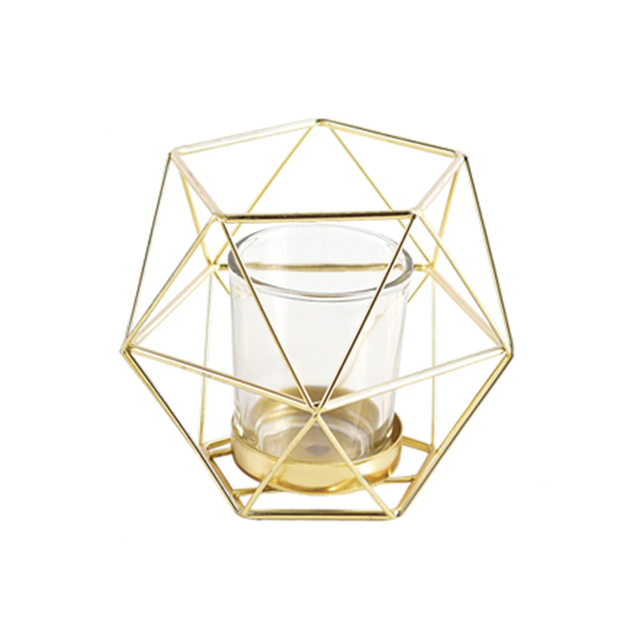 Нордический домашний декор свадебные декоративные подсвечники из нержавеющей