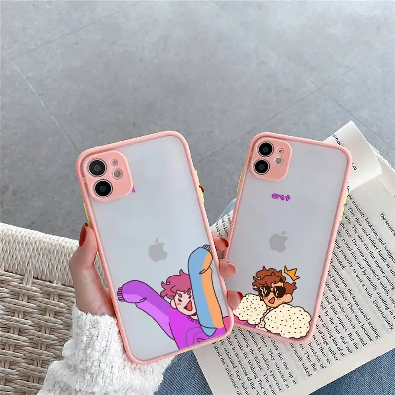 

Dream smp Phone Case Matte Transparent for iPhone 7 8 11 12 s mini pro X XS XR MAX Plus Clear mobile bag coque shell funda cover