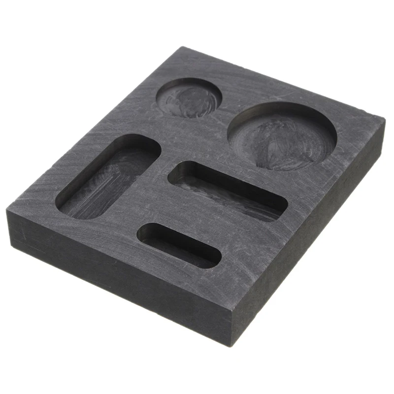 

New Five-hole Foundry coin Gold and silver bars high density graphite Mold