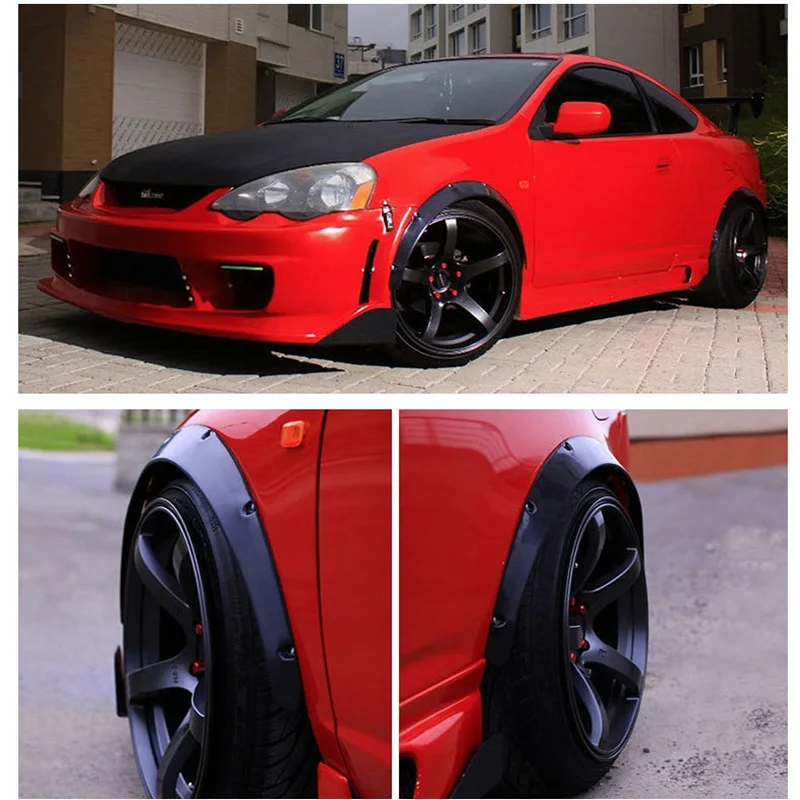 4 шт. Универсальные Автомобильные Брызговики из углеродного волокна брызговики