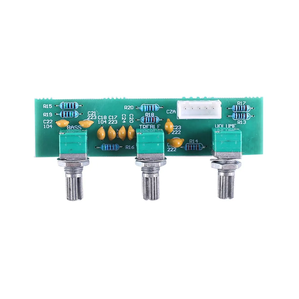 

2*18W TDA2030A Bluetooth Audio Power Amplifier Board Dual Channel Treble Bass Adjustable AUX Input Compatible LM1875 AC 9-15V