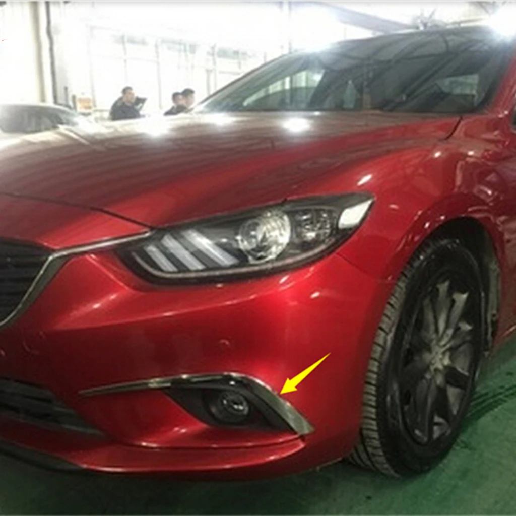 Переоборудование экстерьера комплект для Mazda 6 2013 2014 2015 ABS хромированные передние