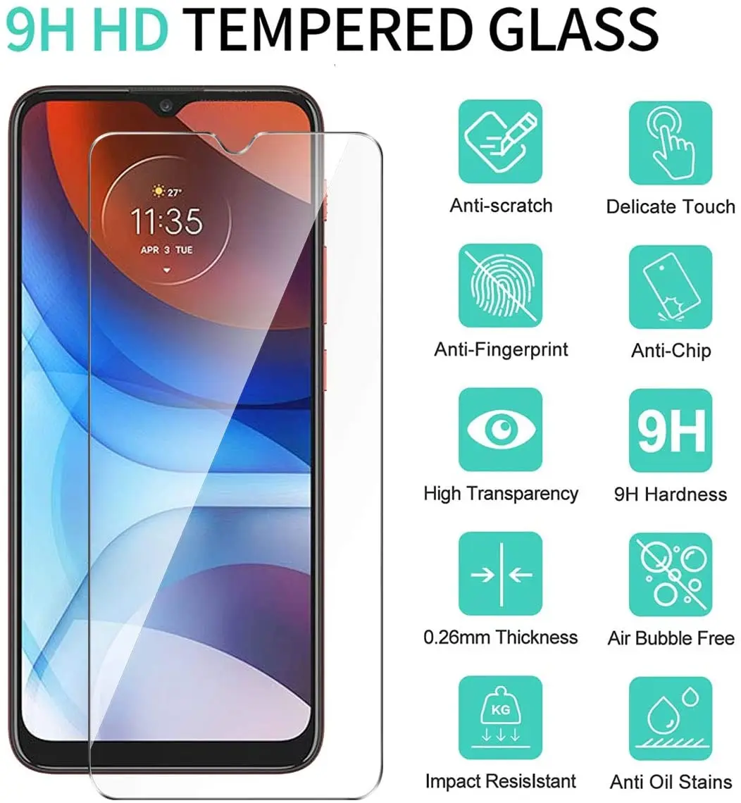 Закаленное стекло для Motorola Moto G9 G8 G10 G30 E6 G E6s E6i E7 Power Plus Pro Защита экрана One Action Vision