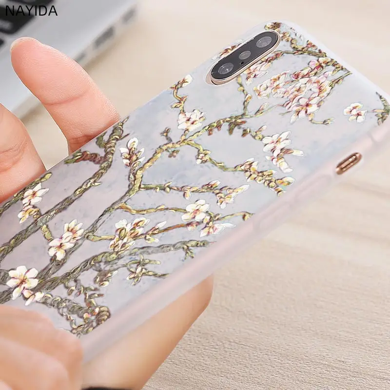 Мягкий чехол для телефона Huawei P40 30 20 Pro 10 Lite e Plus P Smart 2020 Z 2019 Обложка Ван Гога
