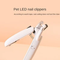 petkit pet grooming cat dog nail clippers nail trimmer novice led light nail clippers anti splash and anti scratch pet supplies