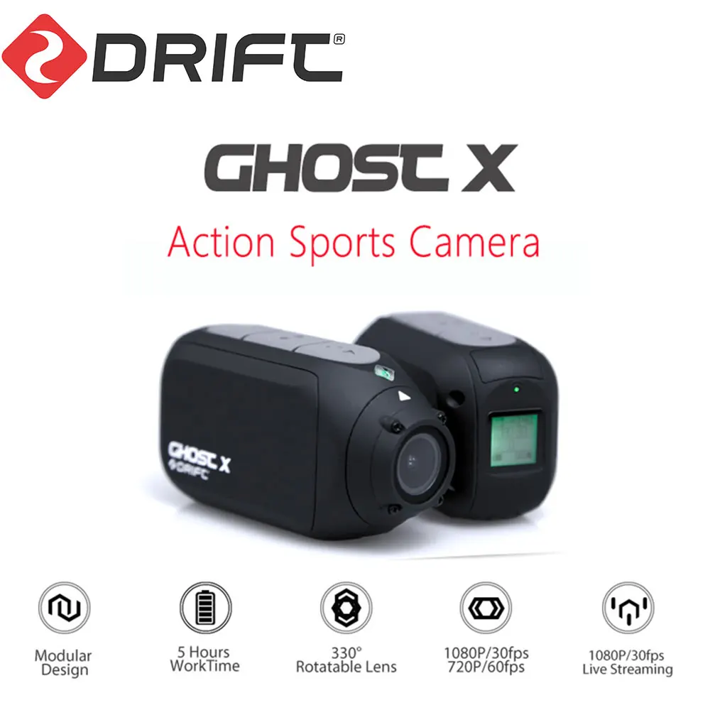 Новое поступление, Экшн-камера Drift Ghost X, Спортивная камера, 1080 P, камера для горного велосипеда, велосипеда, шлема, камера с Wi-Fi