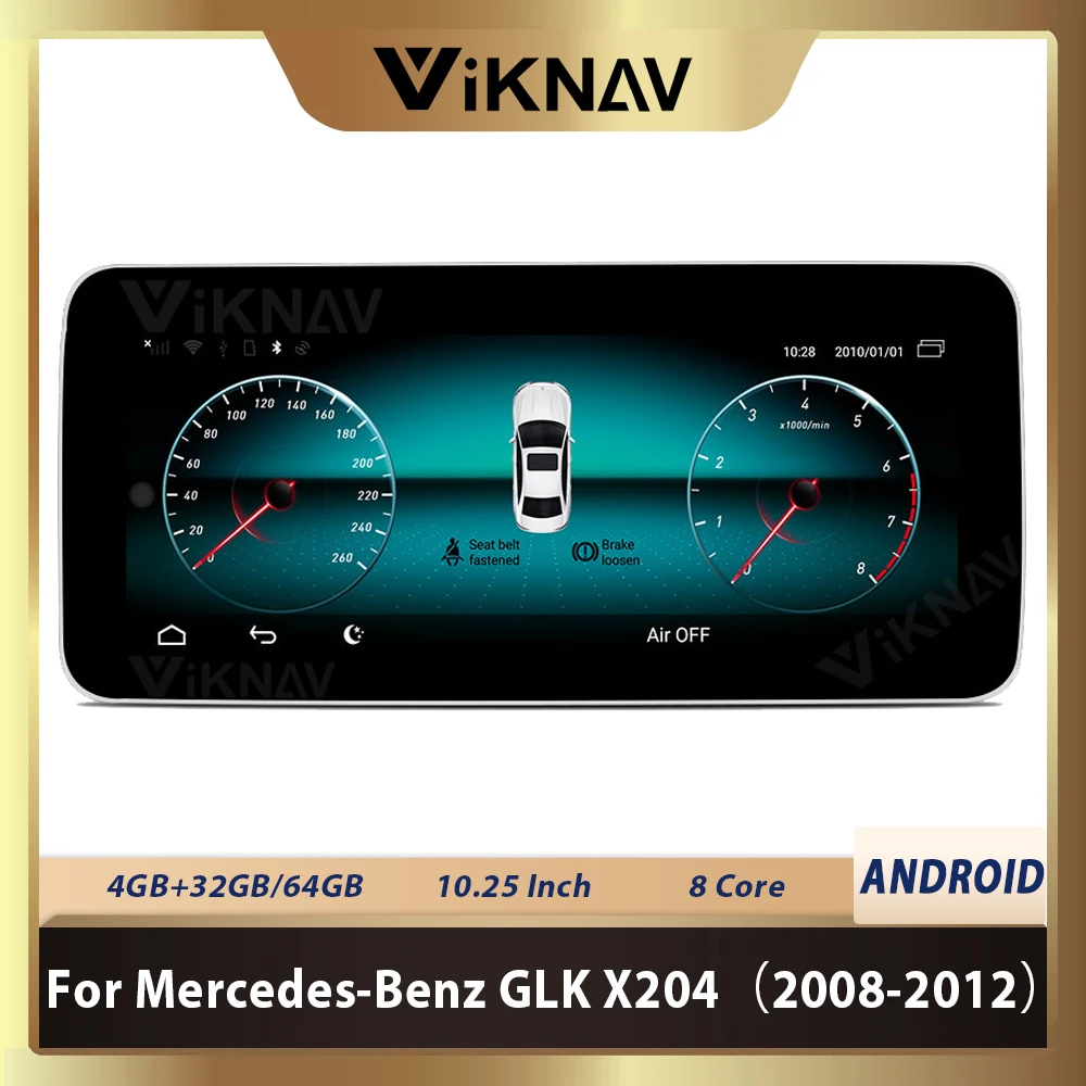 

10.25 inch Car GPS Navigation For-Mercedes-Benz GLK X204 2008-2012 Android 9.0 Multimedia Player Radio