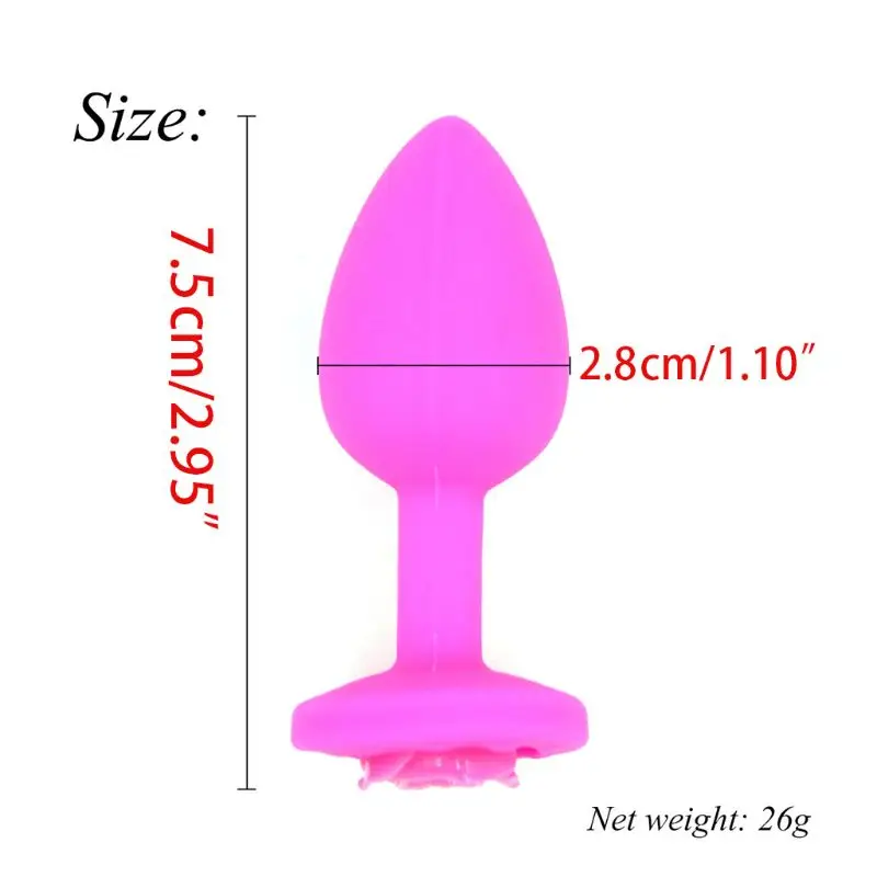 Силиконовые анальные пробки для стимуляции Анальная пробка начинающих мужчин