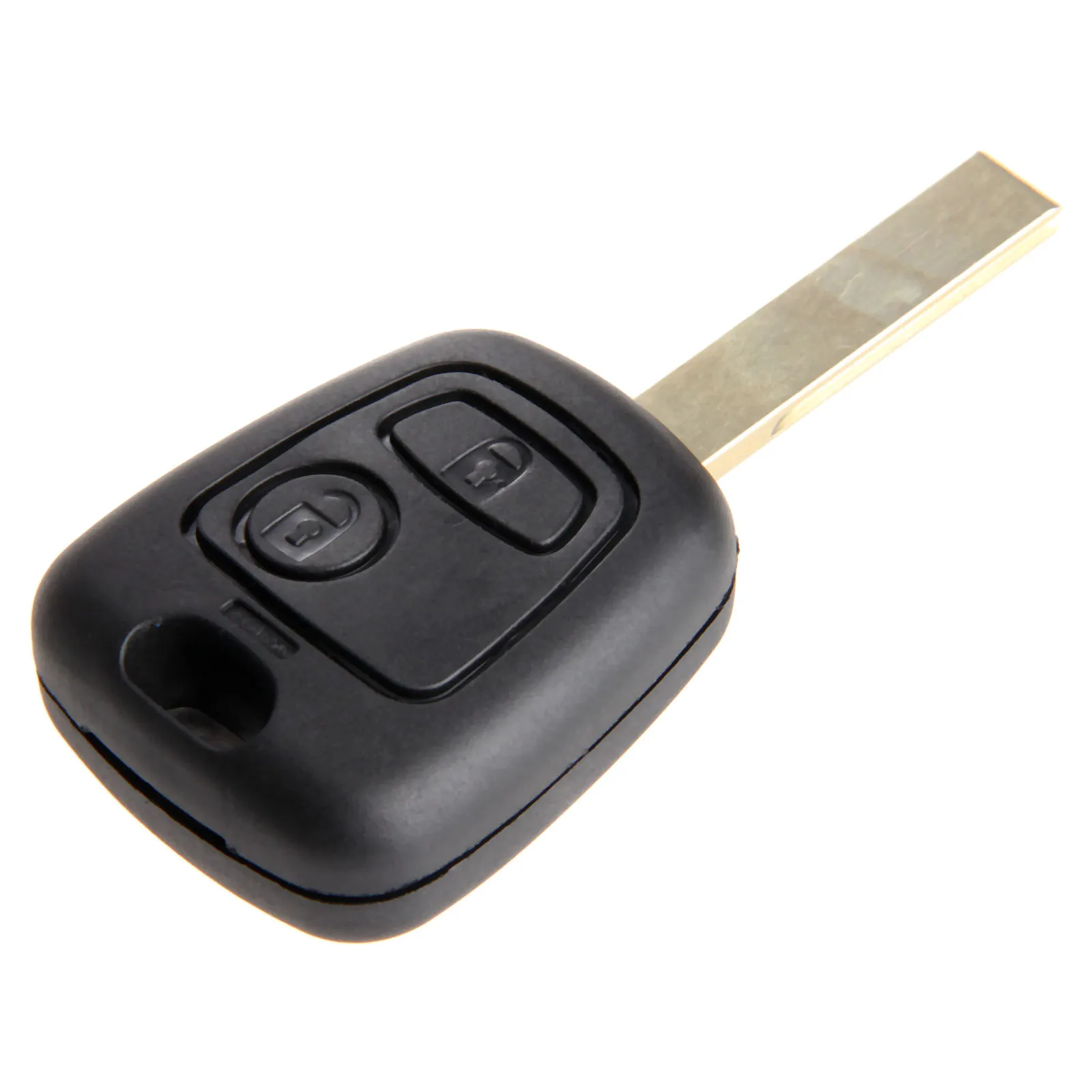 2 кнопки сменный Корпус Ключа Uncut Blade автомобильный пустой корпус для