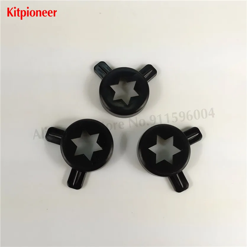 

3 Ice Cream Fancy Hexagram Modeling Lids For Ice Ceam Machine Accessory Nozzle 28mm Inner Diameter