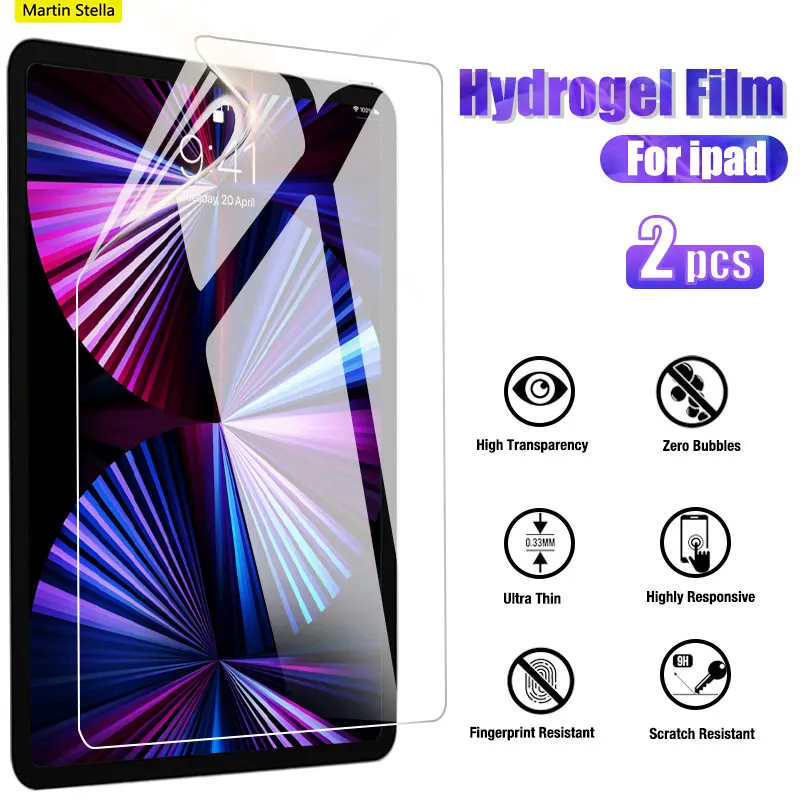 Гидрогелевая пленка для Ipad Pro 11 12 9 2021 10 2 Air Mini 5 4 3 8th 7th Gen 2020 2018 шт. | Компьютеры и офис