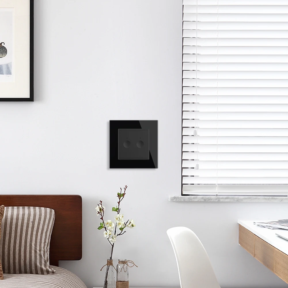 Настенный сенсорный переключатель LIVOLO zigbee Wi-Fi для затвора моторизованные шторы