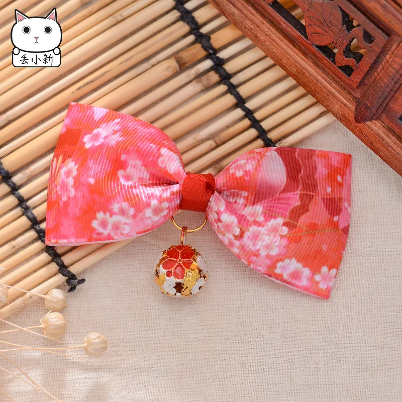 

Bowknot and fashion cat collar pet collar pet accessories bowknot bell pet bow tie