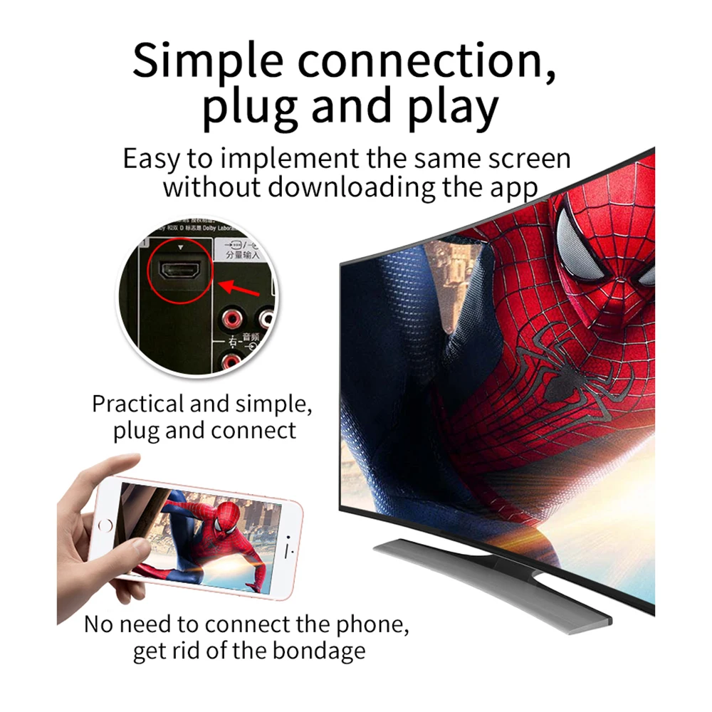 G6 tv Stick для Mirascreen 2,4G WiFi беспроводной модем приемник 1080P HD Поддержка HDMI для Netflix Airplay для Android IOS