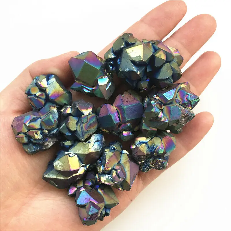 Прямая поставка 50 г 10 30 мм аметист RainbowTitanium отметка детской яркости