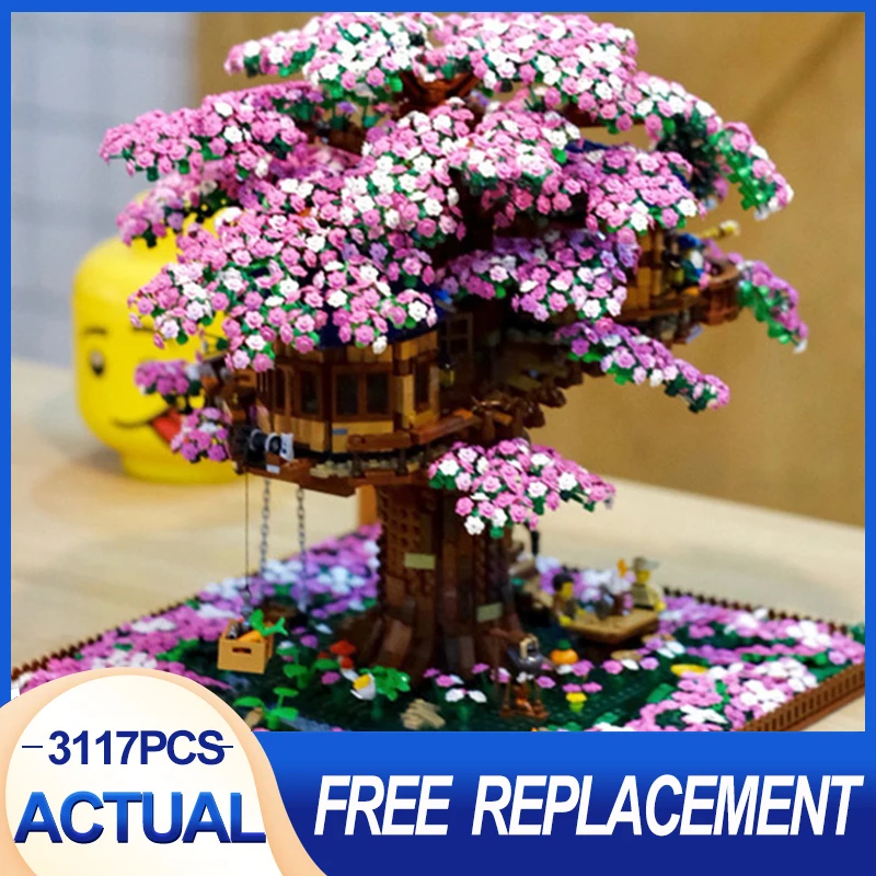 

New Cherry Tree House Compatible Idea Series 21318 Building Blocks Bricks Educational Toys Birthdays Christmas Gift