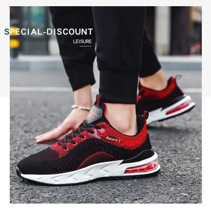 

New men's shoes breathable casual sneakers in summer non-slip wear-resistant odor-resistant mesh running shoes