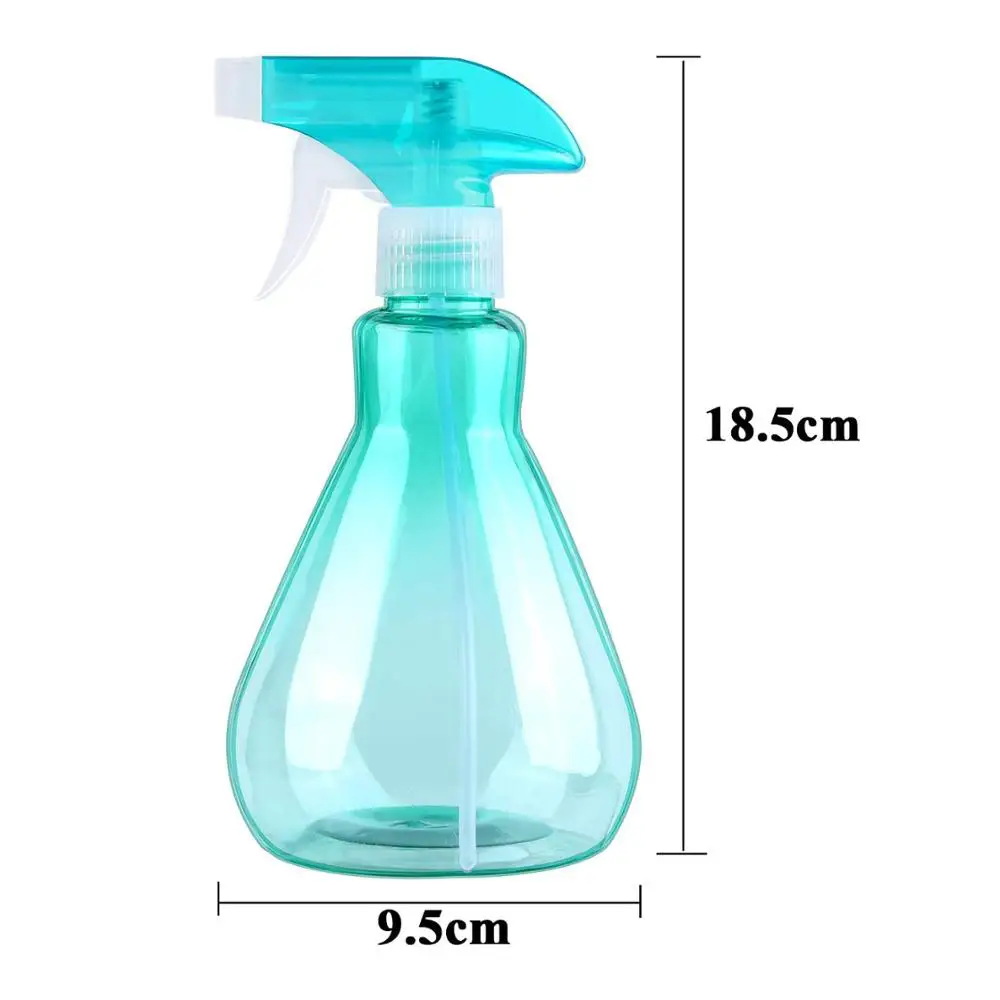 

2 piece spray bottle empty plastic bottle sprayer for cleaning, gardening, feeding, 500ml (blue + green) &jw