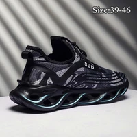 mens sports shoes lightweight breathable fashion mixed color running sneakers casual shoes