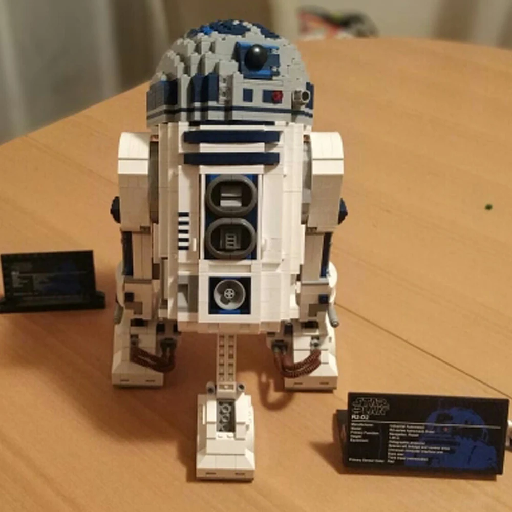 Звездные войны Робот R2D2 строительные блоки игрушки|Блочные конструкторы| |