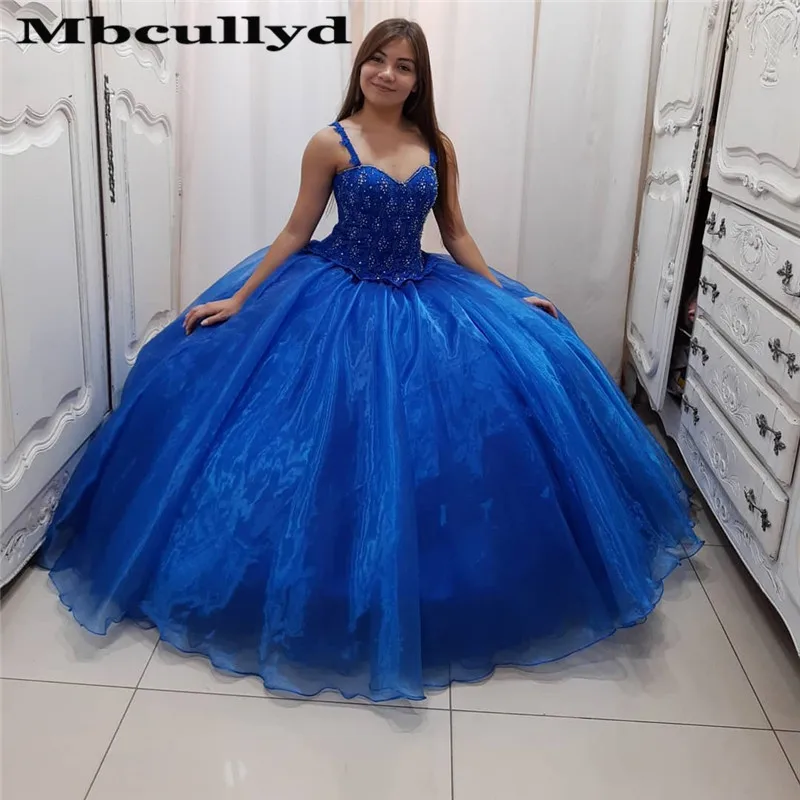 Mbcullyd пышные тюлевые платья Quinceanera с аппликацией кружевное бальное платье vestidos de 15