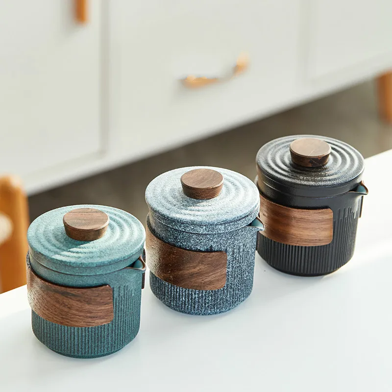 

Creative Simple Tea Set Portable Travel Handmade Ceramics Simple Chinese Fine Bone Tea Set Conjunto De Cha Teaware Sets DB60CJ