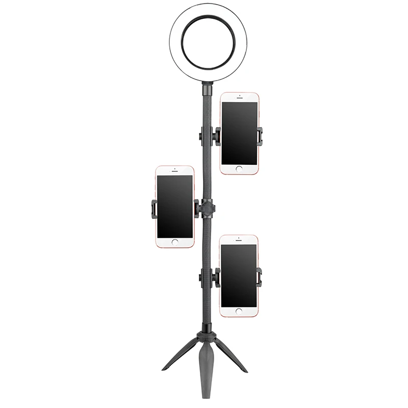 Live Поддержка Настольный Телефон Штатив с держателем для заполнения светильник
