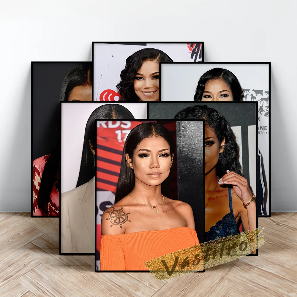 

Jhene Aiko Singer Poster, Mucis Star Album Wall Picture, Aiko Character Portrait Prints, Bedroom Wall Stickers, Jhene Fans Gift