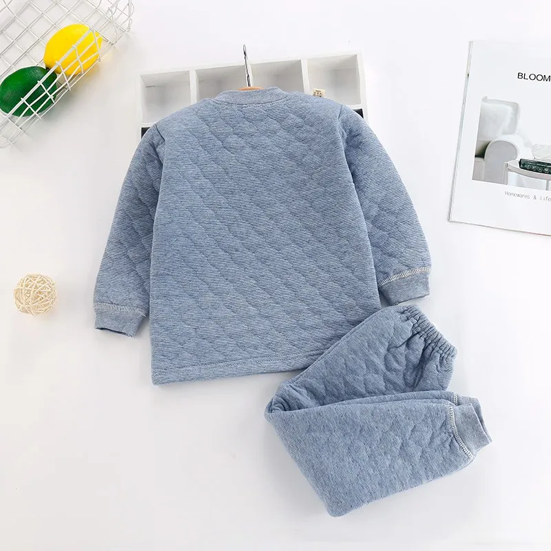 Одежда для маленьких мальчиков и девочек 1 шт. детская стеганая плотная теплая