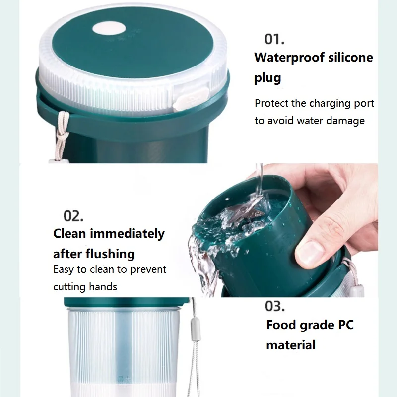 Портативный миксер USB электрическая соковыжималка для фруктов перезаряжаемый