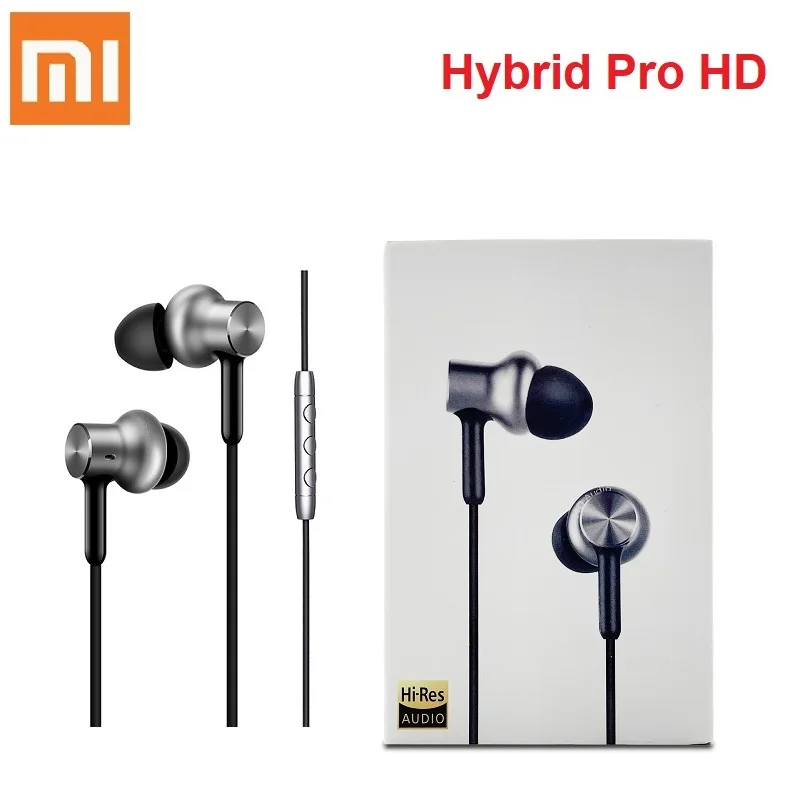 Оригинальные наушники Xiaomi In-Ear Hybrid Pro HD 3 5 мм наушники-вкладыши Mi с шумоподавлением
